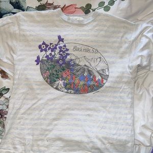 Vintage Black Hills stripped tee